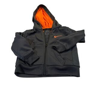 Nike Toddler Boy 2T Dri-Fit Full Zip Metal Gray Jacket